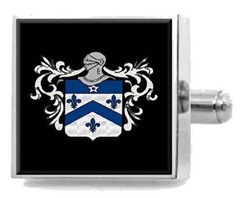Clip para corbata Hughes Wales pasador grabado escudo de Gales con bolsa de tela