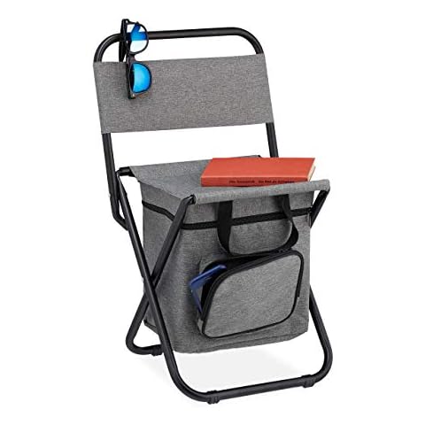 Relaxdays Campinghocker mit Tasche Cover