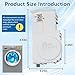 WH01X29528 Washer Door Lock Replacement Fit for GE Washing Machine GFW550SSN3WW, GFW550SSN4WW, GFW550SSN5WW, GFW650SPN0SN, GFW650SPN1SN, GFW650SPN2SN, Replaces AP6985313, EAP12749276, 4958749