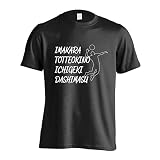 [アートワークスコウベ] バレーボール Tシャツ 半袖 練習着 ドライ とっておきの一撃 ユニセックス L ブラック