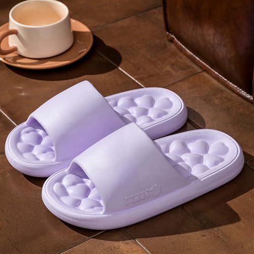 Couple Women Men Solid Shower Room Home Non Slip Breathable Massage Soft Sole Quick Drying Slipper Comfortable Flat Shoes Womens Mukluk Slipper Socks3