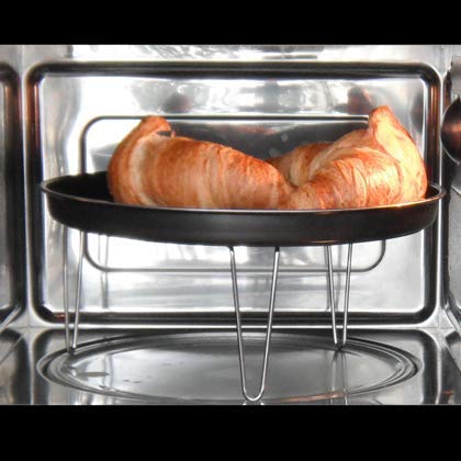 Kaiser EM 2545 AD Einbau Multifunktions Mikrowelle,Schwarz Glas,25L,Heißluft Grill,21 Funktionen,Mikrowelle zum Einbau,8 Sonderfunktionen, Kartoffel, Pizza, Kindersicherung,Einbaumikrowelle Retro – Bild 4