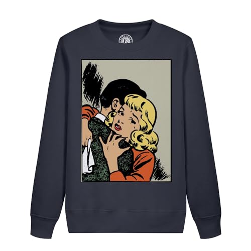 Sweatshirt enfant bandes dessinées pop art pull chaud anti-irritation