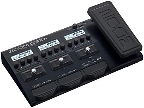 Zoom G3Xn Guitar Multi-Effects Processor with Expression Pedal, With 70+ Built-in Effects, Amp Modeling, Stereo Effects, Looper, Rhythm Section, Tuner