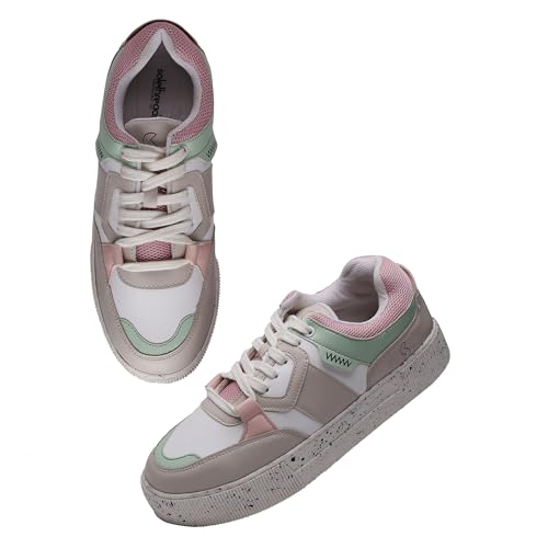 Image of SOLETHREADS Rogue Sneakers for Women |Retro Design|Comfortable|Chunky Streetwear Fashion Shoes| Stylish| Anti-Skid|Tendy|Running|Workout|Walking Shoes Women