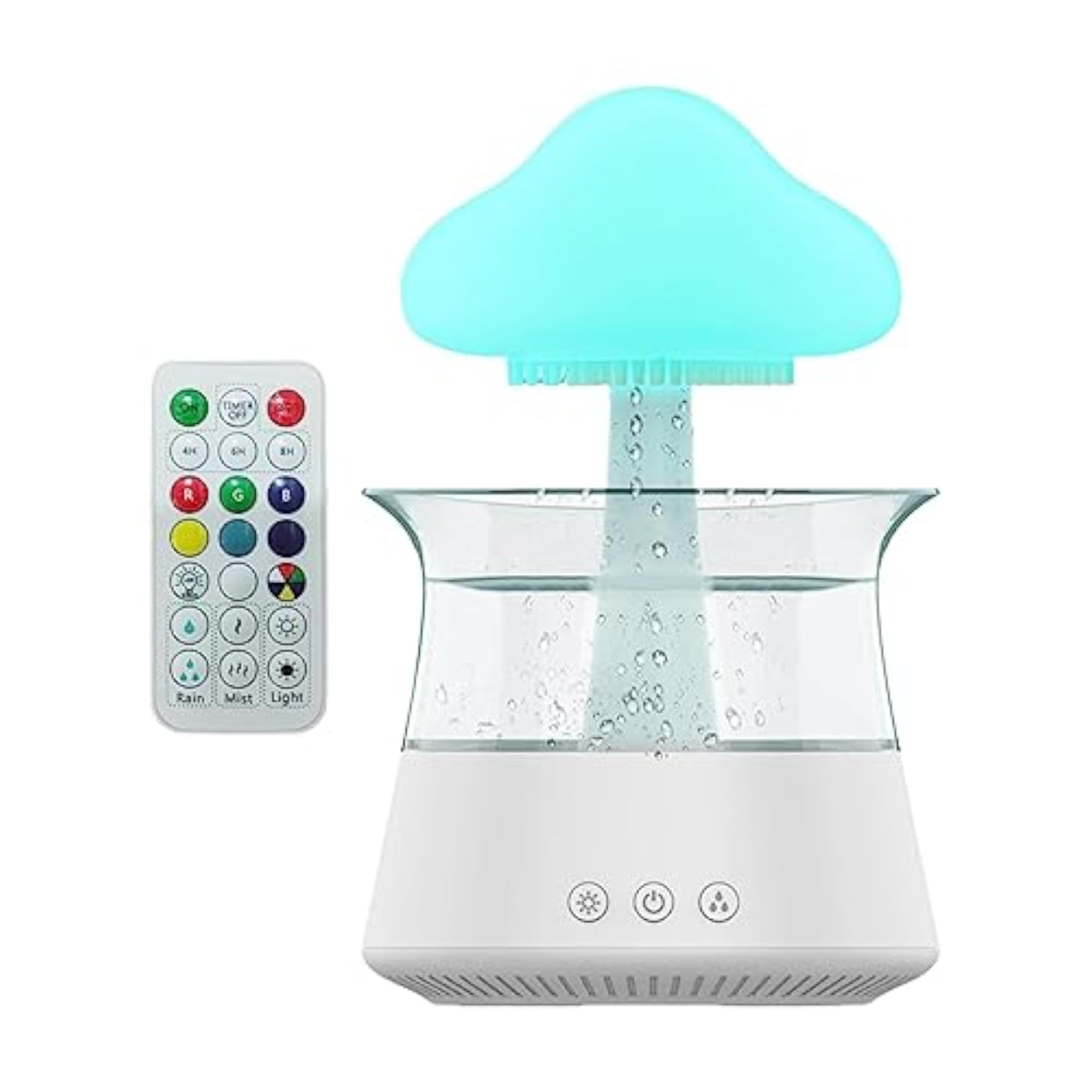 Rain Cloud Humidifier, Colorful Night Light Diffuser