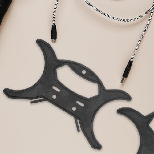 Organizador de cables para luces navideñas soporte de plástico para gestión de cables en casa 6