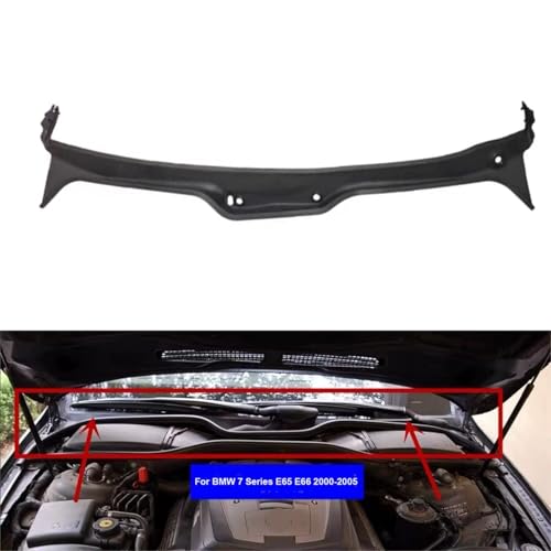Grille d'auvent essuie-glace BMW E65 E66 2000-2005 remplacement 51717065284
