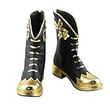 Cosplay Shoes For Vil Schoenheit Pomefiore,Women Man Anime Game PU Shoes For ComicCon, Cosplay Show, Halloween,Carnival Party A960