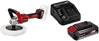 Einhell Akku-Polier-/Schleifmaschine CE-CP 18/180 Li E Power X-Change (Li-Ion, 18 V, Ø180 mm Polierteller, bürstenloser Motor, elektrische Drehzahlregulierung, inkl. 2,5 Ah Akku und Ladegerät)