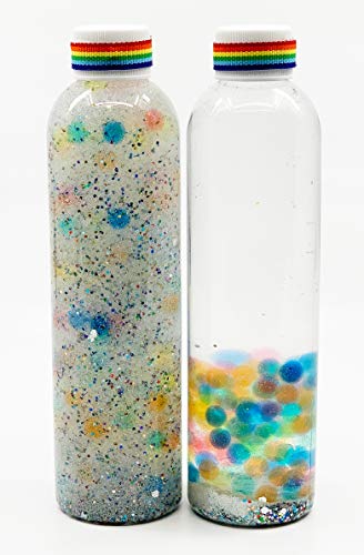 Calming Glitter Bottle - Circus Balloons - 8oz