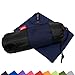 Produktbild diMio Mikrofaser Reisehandtuch schnelltrocknend - Handtuch mit Tasche (70x150cm, Navy)
