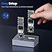 M.2 NVME Duplicator, Dual-Bay Offline Clone M.2 NVME Docking Station, USB3.2 Gen2*2 20Gbps M.2 Cloner for SSD Size 2230/2242/2260/2280/22110