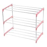 【Multi-niveaux】 : Cette étagère à chaussures à plusieurs niveaux offre un espace de rangement généreux, idéal pour les familles nombreuses ou les passionnés de chaussures, et permet un accès facile à vos chaussures.