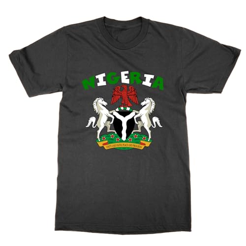 T-shirt drapeau Nigéria blason vêtement nigérian mode streetwear africaine
