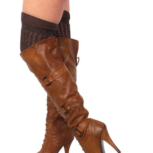 Image of Fashionable Cotton Slouchy Boot Socks for Women and Girls: Long Thigh Highs, Over-the-Knee Highs, and Knee Highs
