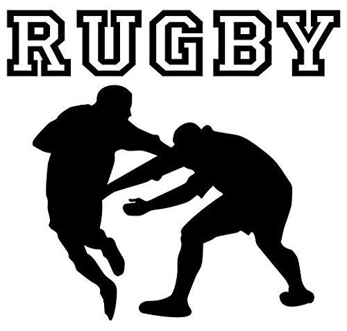 Rugby Sports Sticker - Auto, Wall, Laptop, Truck, Cell