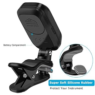 MARTISAN Accordeur de Guitare Tuner Pour Bass, Violon, Ukulélé, Chromatique, Avec Ecran Couleur LCD 360°Rotation - Les Beatles, Paul McCartney, John Lennon, RIngo Starr, George Harrison MARTISAN Accordeur de Guitare Tuner Pour Bass, Violon, Ukulélé, Chromatique, Avec Ecran Couleur LCD 360°Rotation – Image 4