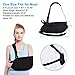 Arm Sling for Shoulder, Mesh Sling with Waist Strap, Breathable Shoulder Immobilizer Support for Broken Arm Wrist Elbow Shoulder Injury, Available for Women and Men Left or Right