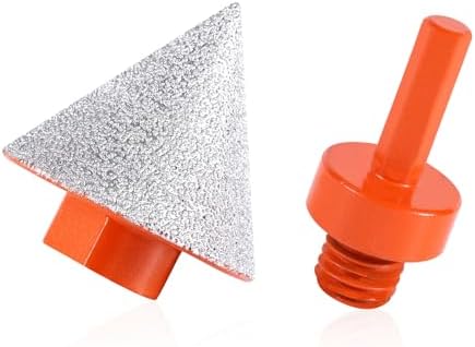 Diamond Beveling Chamfer Bits, 2in Diamond Cone Tile Bit Enlarging Trimming Hole