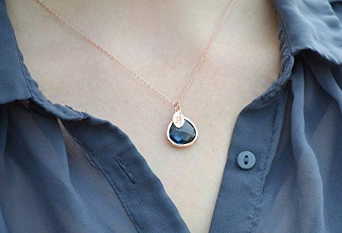 Susabella Personalized Sapphire Necklace thumb #1