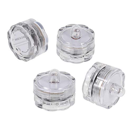 Velas de LED à prova d'água POPETPOP com 4 peças - Velas de LED à prova d'água e sem chamas, decor