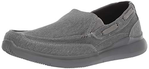 Image of Propet Mens Viasol Slip On Casual Shoes - Grey