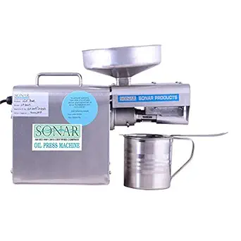 SONAR Domestic Oil Press Machine S.A-2007 (Cold Press oil Machine) Oil Press Machine for Multi Purposes/O
