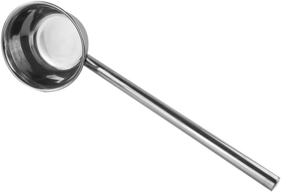 Zerodeko Stainless Steel Long Handle Water Ladle Kitchen Scoop Multipurpose Household Soup Spoon for Cooking and Serving