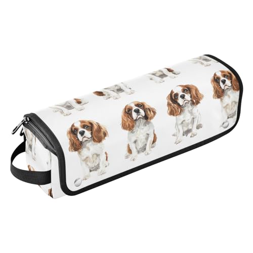 Estuche 2 en 1 para planchas de pelo y rizador con alta capacidad miniatura 1