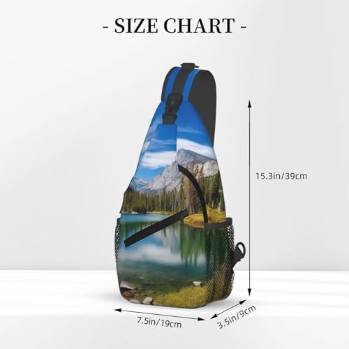 Bolso Sling unisex tipo chest para senderismo y viaje miniatura 2