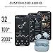 TOZO A1 Wireless Earbuds Bluetooth 5.3 Light Weight in Ear IPX5 Waterproof Headphones 2 Mic for AI Calls, Immersive Premium Sound Bass Headset with Charging Case, 32 Presets EQ Customization via App
