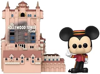 Funko Town: Walt Disney World 50th- Tower of Terror w/ Mickey, 64377, Multicolor, One Size
