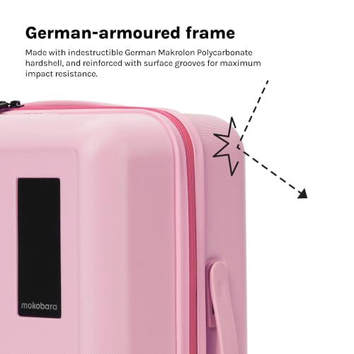 Image of MOKOBARA Transit Cabin Trolley Bag 54cm 40L Pink