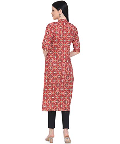 Image of LookMark Women's Crepe Regular Kurta