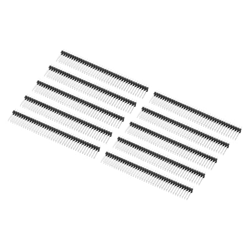 PATIKIL Conector de pino DIP fileira dupla 40P 16 mm comprimento do pino banhado a cobre para PCB pa