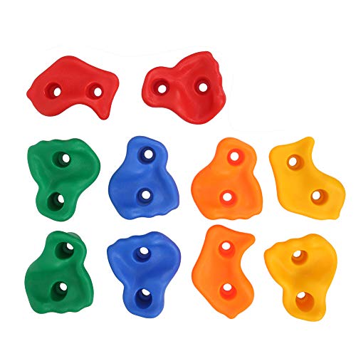 Climbing Holds, conjunto de suportes de parede infantil escalada, pedras coloridas, confortável para