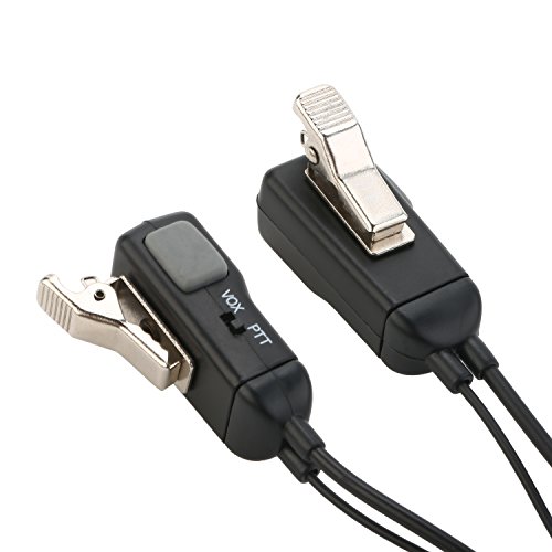 Two Way Radio Earpiece Compatible Midland AVPH4 Ear-Clip Two Way Headset for Midland Walkie Talkie Earpiece(Pair)