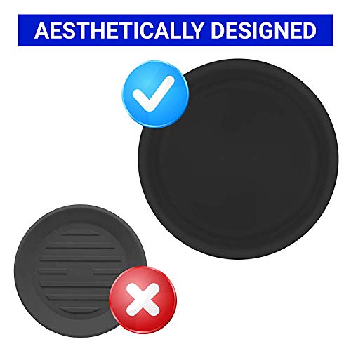 TrustBasket UV Treated Round Bottom Tray(Plate/Saucer) Suitable for 12 inch Round Plastic Pot- Black Color - Set of 3 | Heavy Duty Highly Durable Plant saucerGamla for Indoor Home Decor & Outdoor Balcony Garden