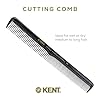 Kent SPC80 Salon-Style Dressing Cutting Comb with Wide and Fine Teeth - Professional Barber Haircut Comb for Styling and Teasing for All Hair Types - Kent Quality Barber Supplies #2