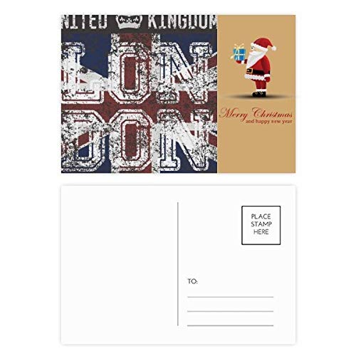 Cartes postales Union Jack en anglais : lot de 20 cartes souvenirs de Londres pour correspondre
