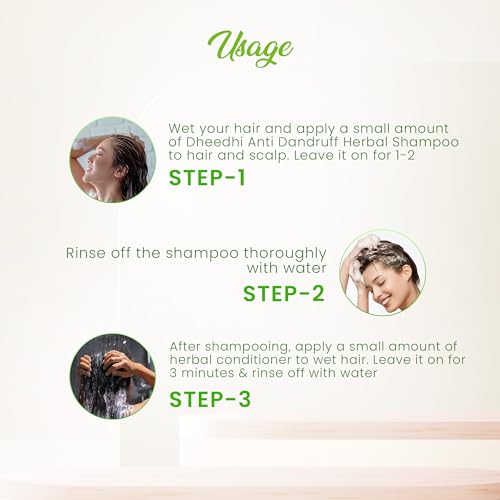 Image of Dhathri Dheedhi Dandruff Treatment Combo | Ayurvedic Hair Conditioner for Dandruff | Herbal Shampoo for Dandruff and Dry Hair | Hair Conditioner for Dry Frizzy Hair | 200ml Each