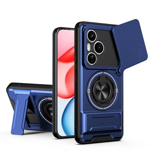 linsuyu Case Compatible with Honor 400 Pro 5G, Compatible with Honor 400 Pro 5G Magnetic Dual-Stand Phone Case Blue