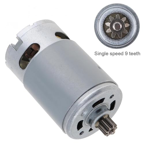 Motor de corriente continua RS550 DC 12V con engranaje de 12 dientes para atornilladores 2