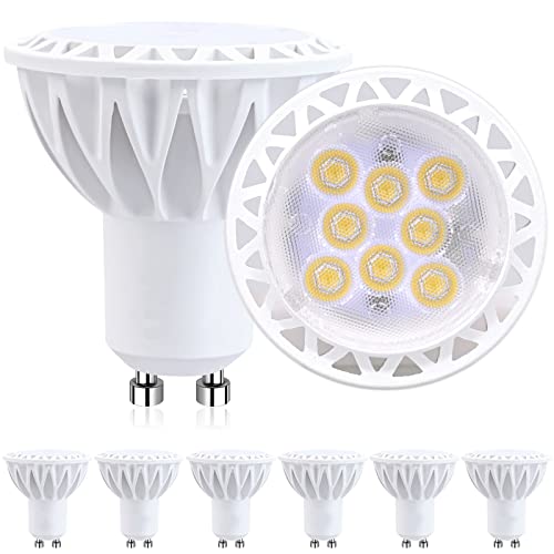GOHDLAMP GU10 LED Bulbs 2 Pin Spot Light Bulb 4000K Daylight White, GU10 LED Bulb Replacement Recessed Track Lighting
