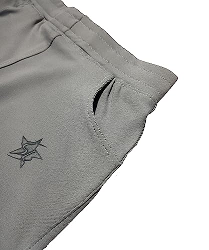 Image of STARLATH Unisex Kids Trackpants, 4 Way Lycra Stretchable Pants and Lowers for Boys and Girls Kids, Use Daily Routine, Multi Sports Activity Pant (Multicolors Pack of 2)