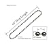 #10 Nickel Plate Continuous Loop Metal Bead Chain for Clutch Roller Window Shades - 60