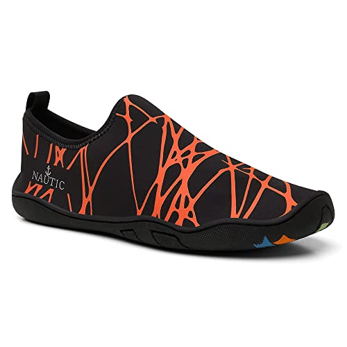 Sapatilha Neoprene Esportes Hibrida Antiderrapante (36, Preto/Laranja)