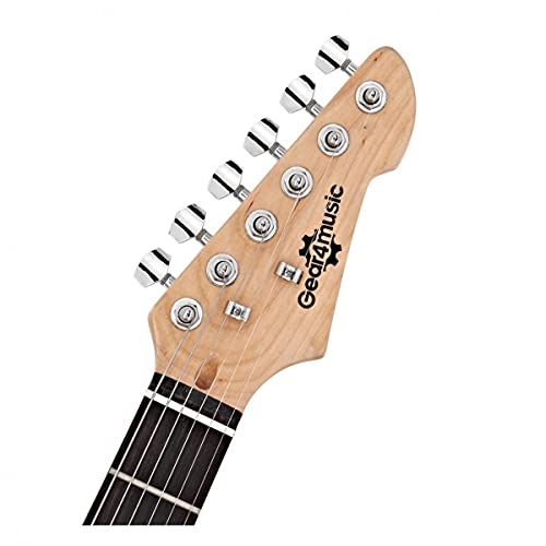 Guitare Electrique 3/4 LA Miniamp Pack Rouge - Les Beatles, Paul McCartney, John Lennon, RIngo Starr, George Harrison Guitare Electrique 3/4 LA Miniamp Pack Rouge – Image 8