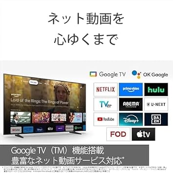 Sony 55 inch 4K LCD Mini LED TV Bravia K-55XR50 BRAVIA XR High Speed Google TV 4K/120fps Compatible Recommended for Over 8 Tatami Mats